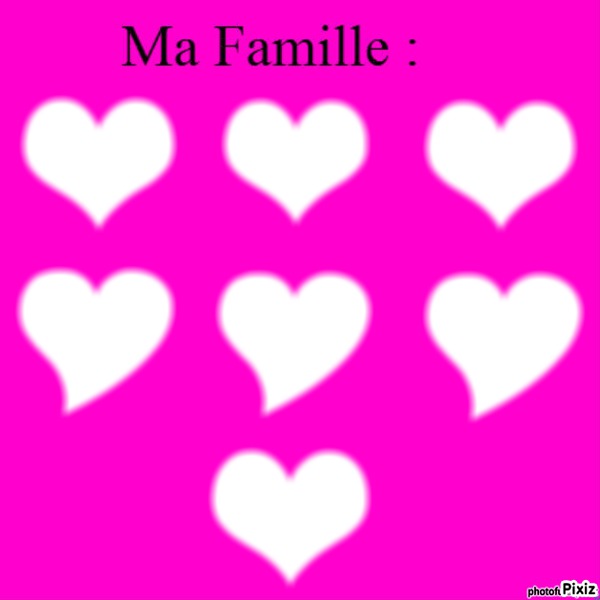 Ma Famille Montage photo