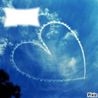 Un petit ange dans le ciel ... Fotomontāža