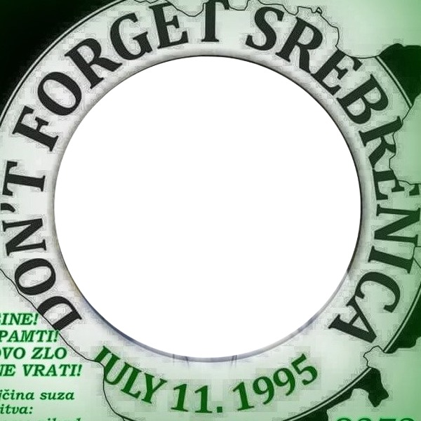 Srebrenica Φωτομοντάζ
