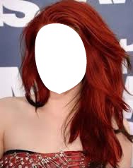 red haire Фотомонтажа