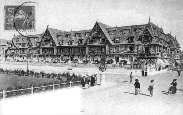 l'avenue de l'hotel normandie 1944 Fotomontaggio