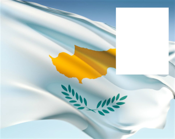 Cyprus flag フォトモンタージュ