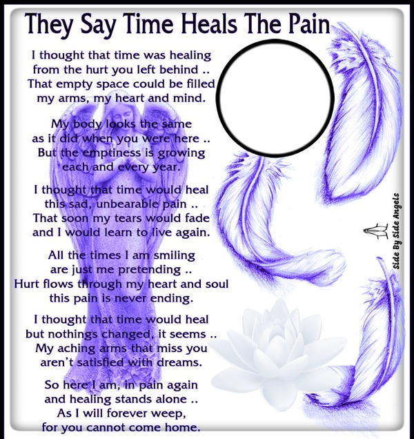 they say time heals Montage photo
