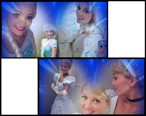 Cendrillon & Elsa Fotomontagem