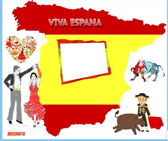 Viva Espana Photo frame effect