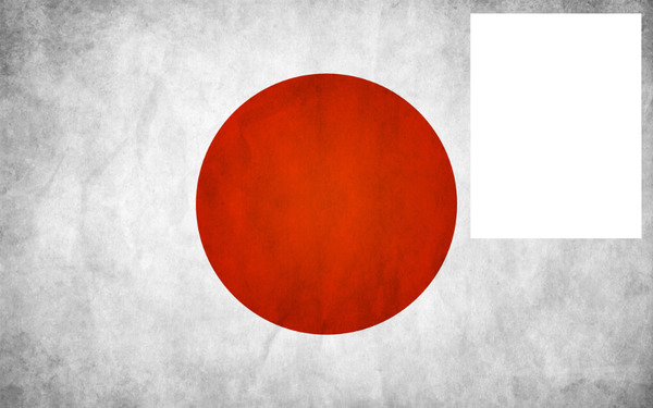 Japan flag HD 1 Fotomontage