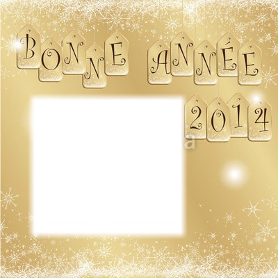 voeux 2014 Photo frame effect