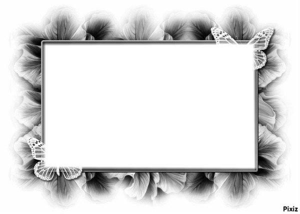cadre noir Photo frame effect