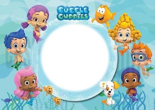 Bubble Guppies Photo frame effect