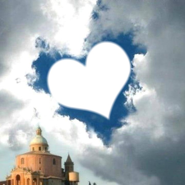 coeur dans les nuages Фотомонтаж