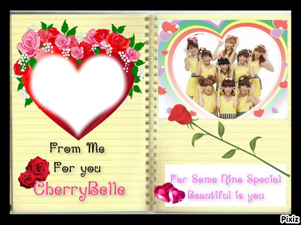 For Some Nine Special Cherrybelle Frame Фотомонтажа