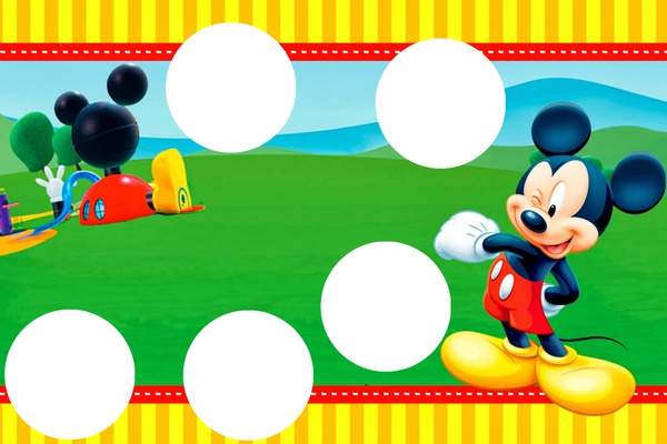 Mickey Mouse Fotomontāža
