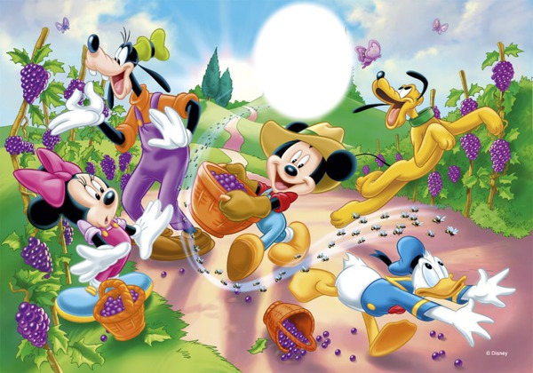 mickey mouse and friends Valokuvamontaasi