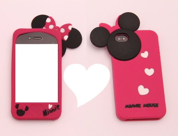 Celular Minnie Mouse Fotomontáž