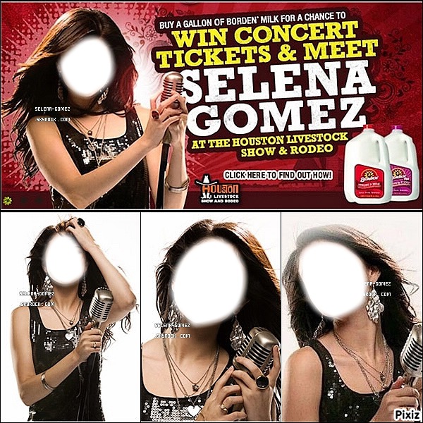 Selena gomez Photo frame effect