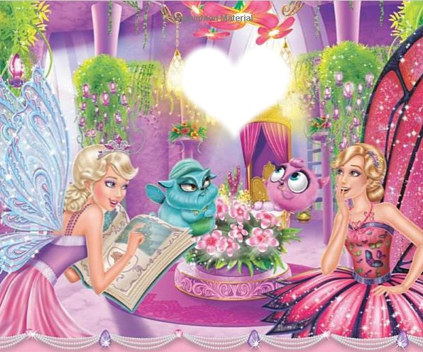 Barbie butterfly e a princesa fairy Fotomontasje