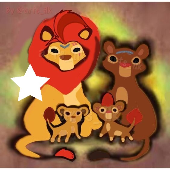 Lion guard family Photo frame effect