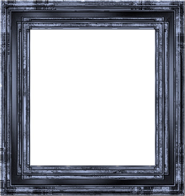 cadre carré bleu フォトモンタージュ