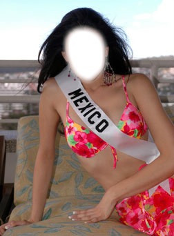Miss Mexico Fotomontāža
