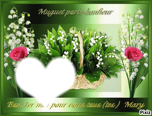 1er mai *porte bonheur* Montage photo