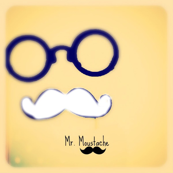 Mr moustache Фотомонтажа