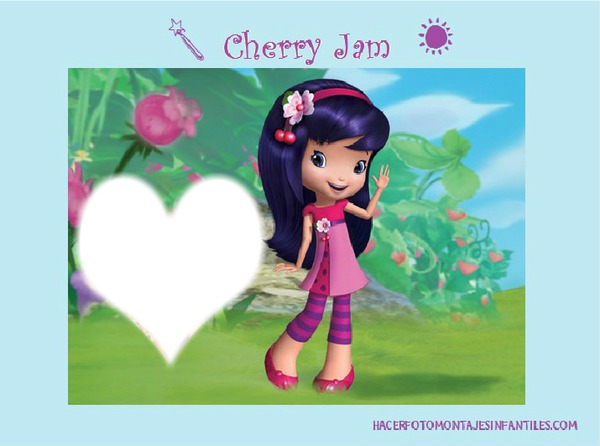 Cherry Jam Photo frame effect