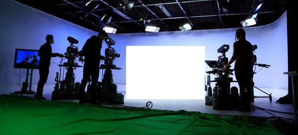 TV Studio Photo frame effect