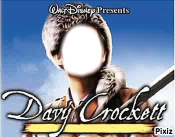 Davy Crockett Fotomontáž