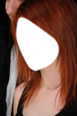 Hair orange Montaje fotografico