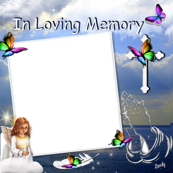 in loving memory Fotomontáž