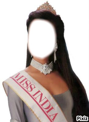 miss india Photo frame effect