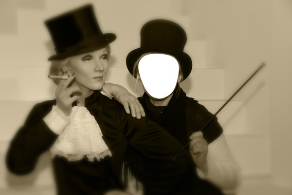 Marlene Dietrich Fotomontasje