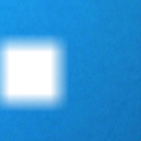carré bleu Fotomontage