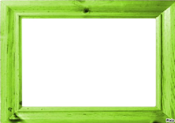 cadre vert pomme Montaje fotografico
