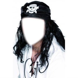 pirate homme jacques Photo frame effect