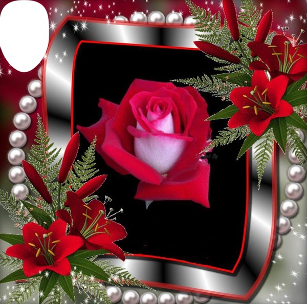 Rose Photomontage