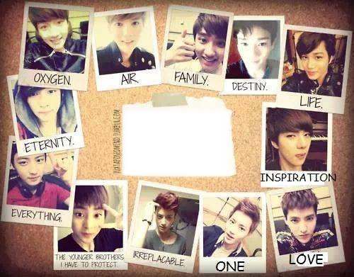 to me EXO is ...... Montage photo