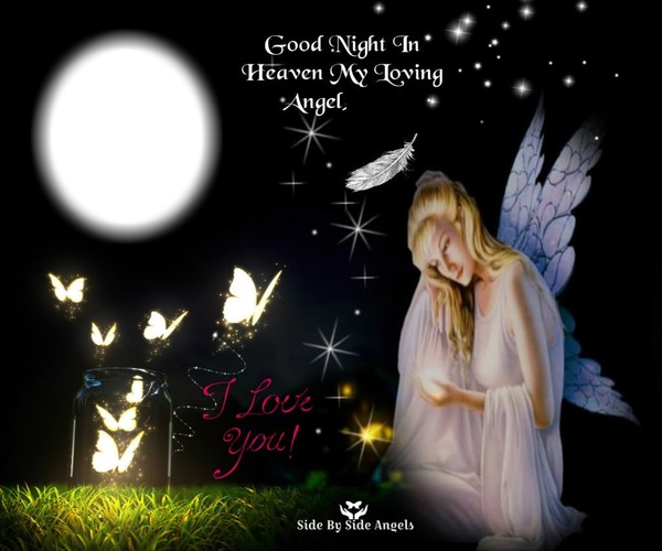 GOOD NIGHT ANGEL Fotomontaż