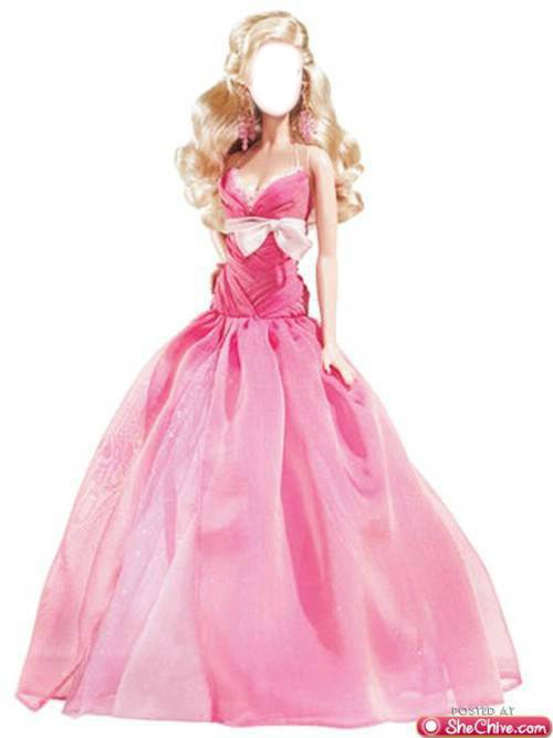 Barbie-PinkDress Φωτομοντάζ