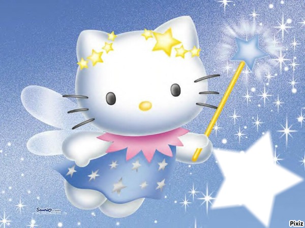 kitty stars フォトモンタージュ
