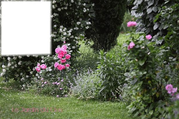 Image jardin Fotomontaż
