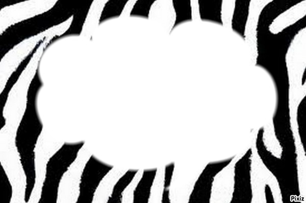 zebra Fotomontaža