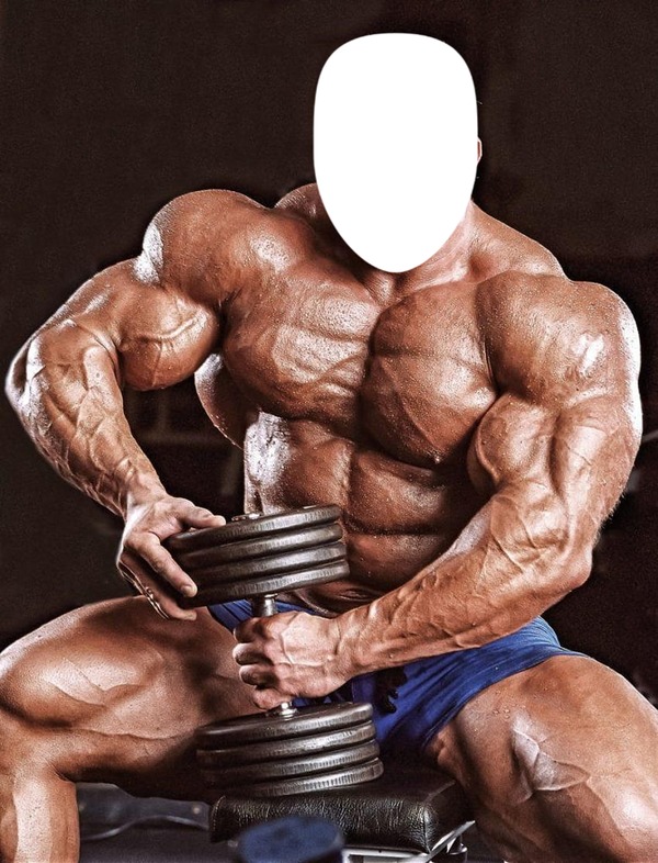bodybuilder Fotomontage