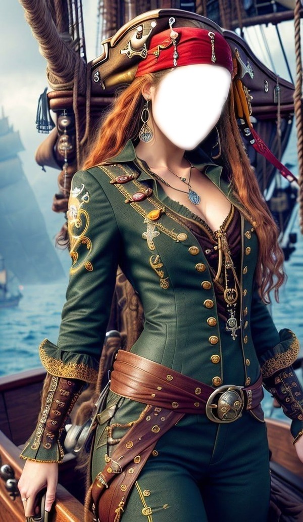 Femme Pirate Valokuvamontaasi