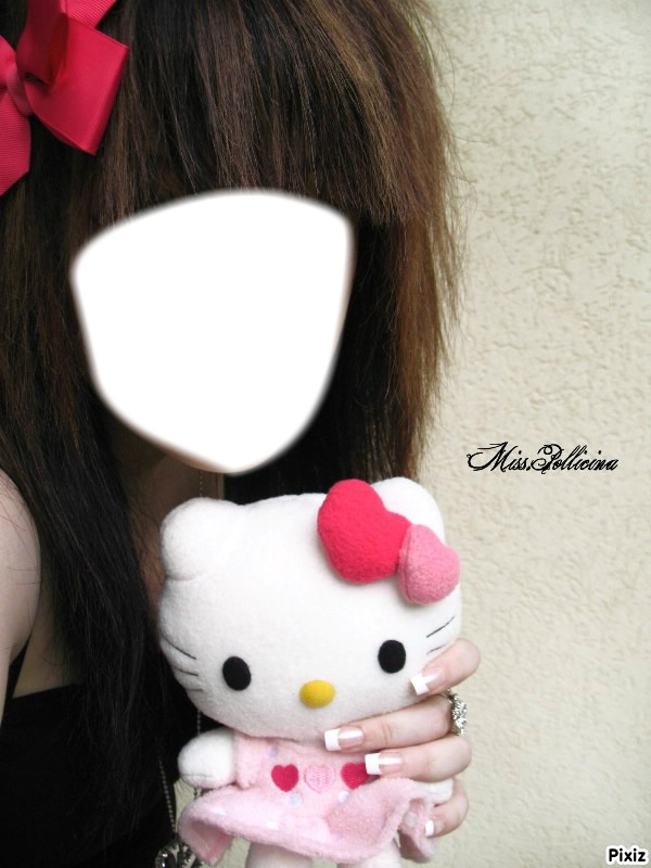 emo hello kitty rose Fotomontage