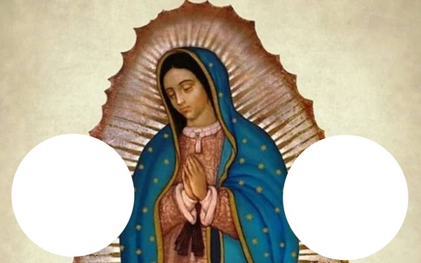 Virgen de Guadalupe フォトモンタージュ