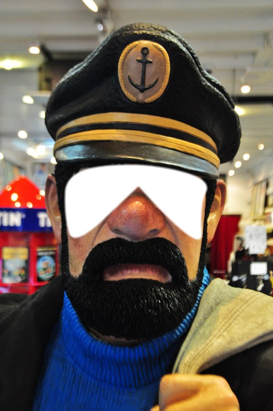 capitaine haddock Fotomontažas