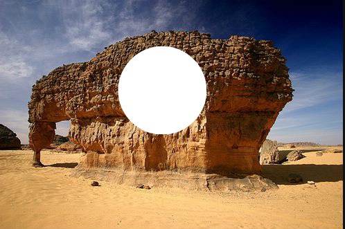 Sahara Fotomontage