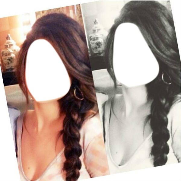 Selena Gomez's face Photo frame effect