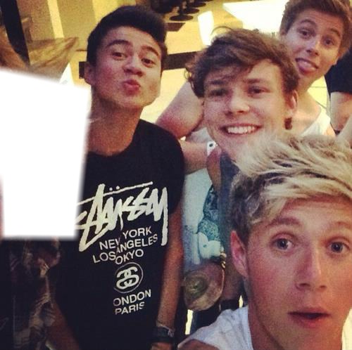 5sos and Niall Montage photo